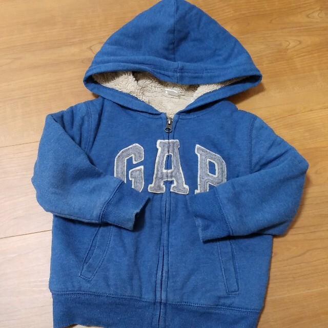 お得な特別割引価格） babyGAP モコモコ パーカー ロゴ ブルー 100 babygap - ジャケット+上着 - www.we-job.com