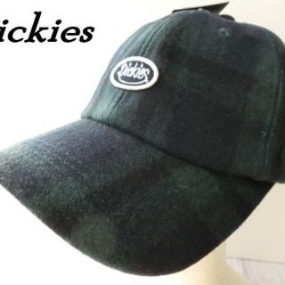 ディッキーズ(Dickies)の☆新品未使用☆ディッキーズ チェックキャップ グリーン Fサイズ 57～59cm(キャップ)