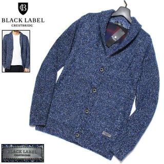 ブラックレーベルクレストブリッジ(BLACK LABEL CRESTBRIDGE)の新品 M ブラックレーベル クレストブリッジ ショールカラーカーディガン(カーディガン)