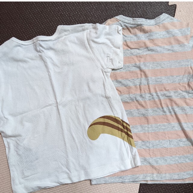 MUJI (無印良品)(ムジルシリョウヒン)のTシャツ2枚セット キッズ/ベビー/マタニティのキッズ服男の子用(90cm~)(Tシャツ/カットソー)の商品写真