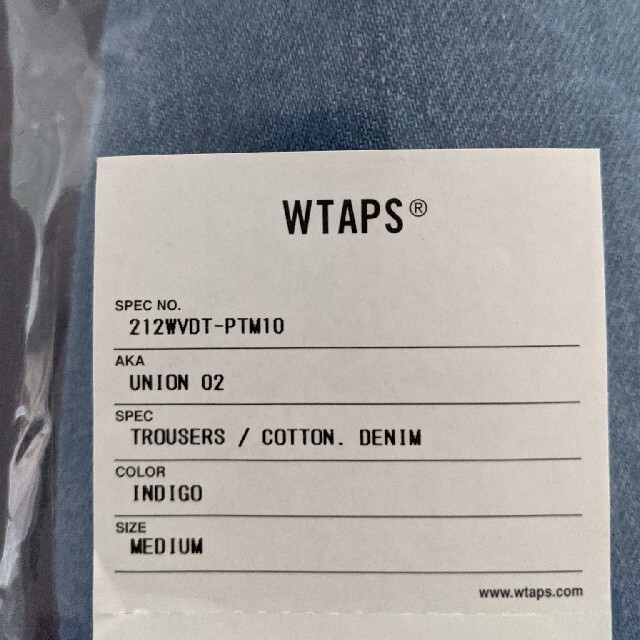 W)taps(ダブルタップス)のwtaps 21aw union02 M デニム ダブルタップス メンズのパンツ(デニム/ジーンズ)の商品写真