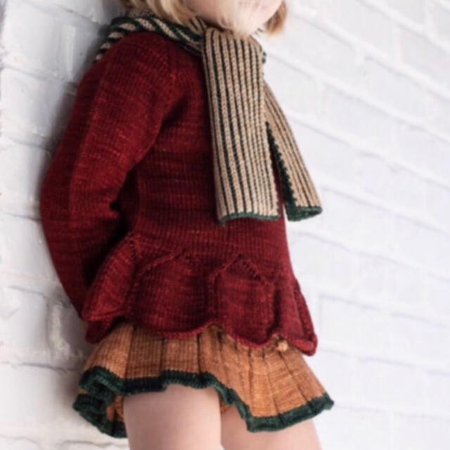 Caramel baby&child (キャラメルベビー&チャイルド)のMISHA & PUFF　Peplum pullover 4-5y キッズ/ベビー/マタニティのキッズ服女の子用(90cm~)(ニット)の商品写真