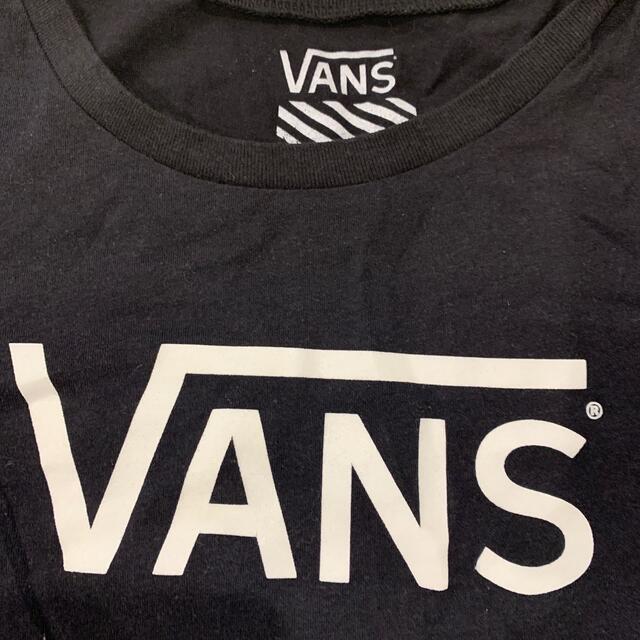 VANS(ヴァンズ)のみさま専用★VANS Tシャツ　ブラック　スポーツ レディースのトップス(Tシャツ(半袖/袖なし))の商品写真