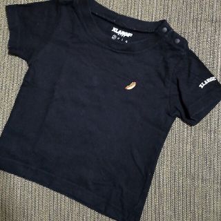 エクストララージ(XLARGE)のXLARGE　半袖　Tシャツ　Ｓサイズ　90cm　ロゴ　黒　シンプル(Tシャツ/カットソー)