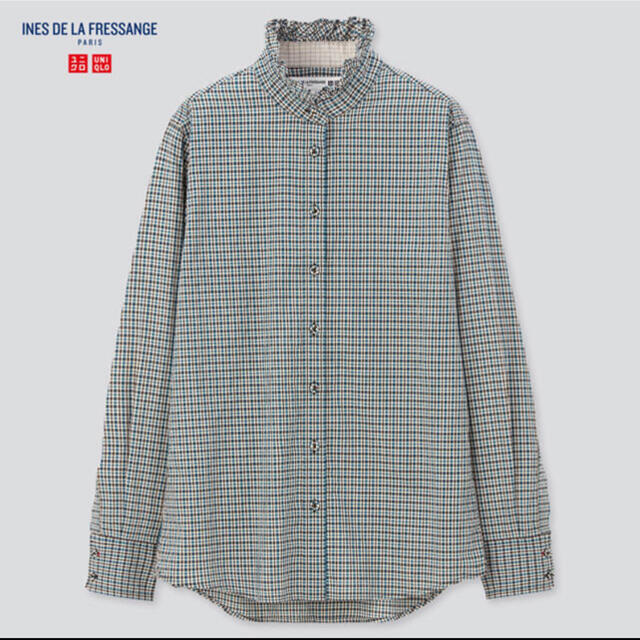 UNIQLO(ユニクロ)のUNIQLO ユニクロ　イネス　シャツ　L レディースのトップス(シャツ/ブラウス(長袖/七分))の商品写真