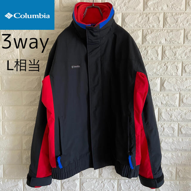 Columbia(コロンビア)の【人気】コロンビアアウター 90s復刻　バガブー ジャケット 3way L相当 メンズのジャケット/アウター(ナイロンジャケット)の商品写真