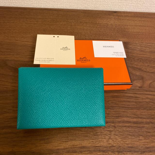 Hermes(エルメス)のくりんちゃん様専用　新品未使用　カードケース　カルヴィデュオ　ヴェルソ　 レディースのファッション小物(財布)の商品写真