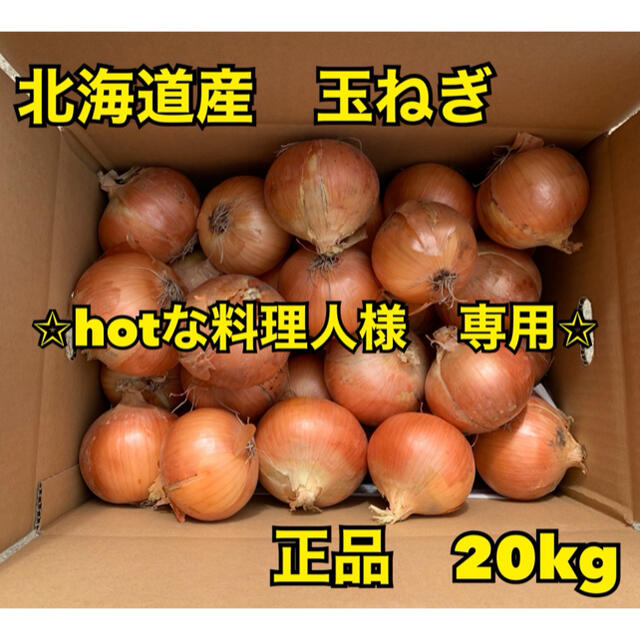 北海道産　玉ねぎ　正品  M〜L  混み玉　20kg 食品/飲料/酒の食品(野菜)の商品写真
