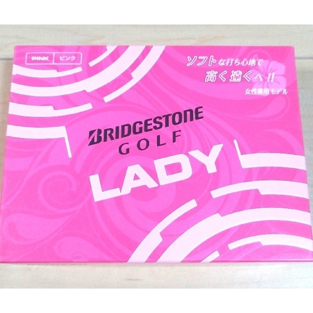 BRIDGESTONE(ブリヂストン)の【新品】ブリヂストンBRIDGESTONE　LADY  レディース1ダースピンク スポーツ/アウトドアのゴルフ(その他)の商品写真