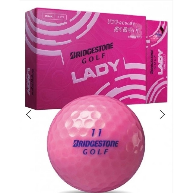 BRIDGESTONE(ブリヂストン)の【新品】ブリヂストンBRIDGESTONE　LADY  レディース1ダースピンク スポーツ/アウトドアのゴルフ(その他)の商品写真