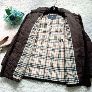 BURBERRY - 美品♡バーバリーロンドン ノバチェック ダウンジャケット ...