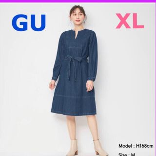 GU デニムワンピース　Askim 様専用(ロングワンピース/マキシワンピース)