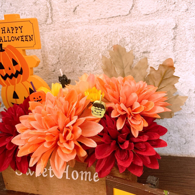 ハンドメイド ハロウィン インテリア飾り フェイクフラワーの通販 by ハンドメイド ハロウィン インテリア飾り フェイクフラワーの通販 by