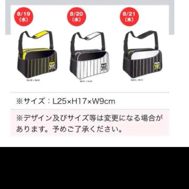 阪神タイガース(ハンシンタイガース)の阪神タイガース⭐︎非売品⭐︎かばん スポーツ/アウトドアの野球(記念品/関連グッズ)の商品写真