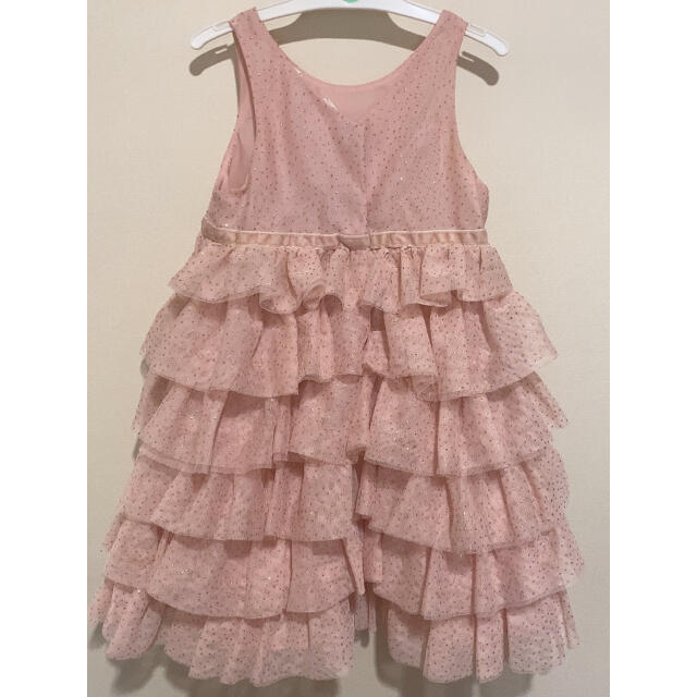 H&M(エイチアンドエム)の子供服 ワンピース ドレス ピンク キッズ キッズ/ベビー/マタニティのキッズ服女の子用(90cm~)(ドレス/フォーマル)の商品写真