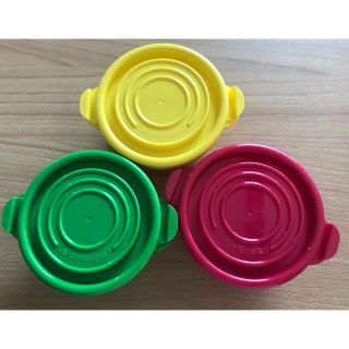 ルクルーゼ(LE CREUSET)のルクルーゼ　フードコンテナ　3色セット(容器)