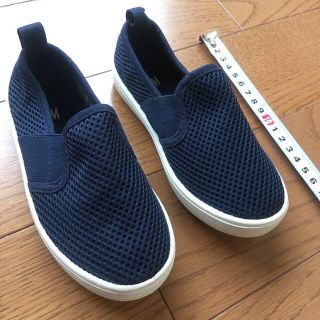 エイチアンドエム(H&M)のH&M メッシュ クッション タイプ スリッポン 16cm 部屋履きのみ(スニーカー)