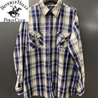 ビバリーヒルズポロクラブ(BEVERLY HILLS POLO CLUB（BHPC）)の【BEVERLY HILLS POLO CLUB】ビッグサイズ長袖シャツ 古着(シャツ)