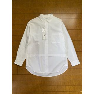 ユニクロ(UNIQLO)のUNIQLO +J スーピマコットンオーバーサイズシャツ(長袖) White M(シャツ)