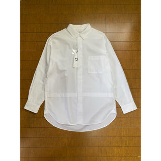ユニクロ(UNIQLO)のUNIQLO +J スーピマコットンオーバーサイズシャツ(長袖) White M(シャツ)