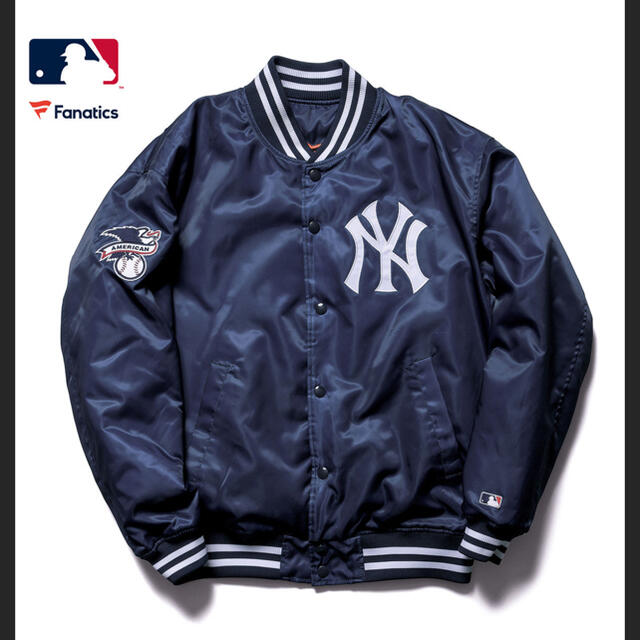 ブリストルサイズM FCRB MLB REVERSIBLE VARSITY JACKET