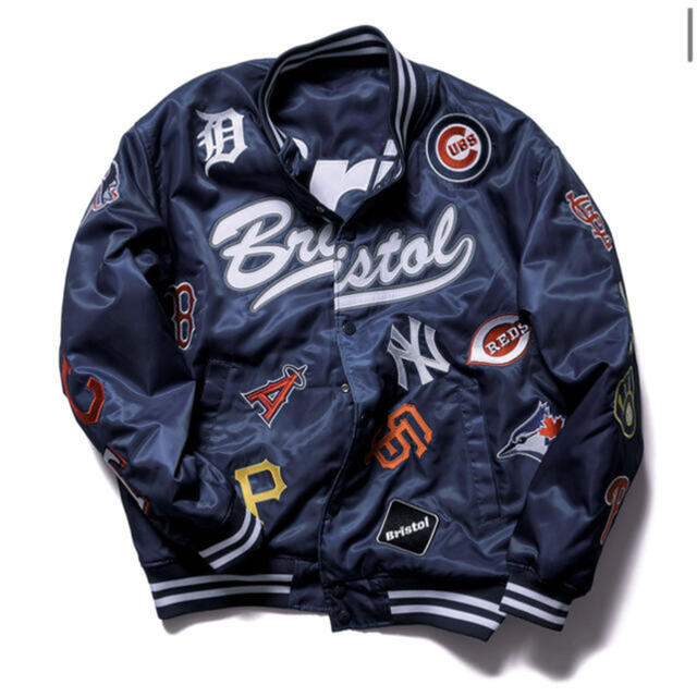 F.C.R.B. - サイズL FCRB MLB REVERSIBLE VARSITY JACKETの通販 by が ...