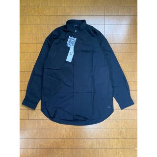 ユニクロ(UNIQLO)のUNIQLO +J スーピマコットンオーバーサイズシャツ(長袖) Black M(シャツ)