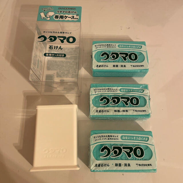 東邦(トウホウ)のウタマロ　専用ケース　石鹸3個 コスメ/美容のボディケア(ボディソープ/石鹸)の商品写真