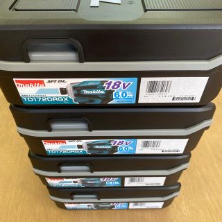 マキタ(Makita)の4個セット　マキタ TD172DRGX ブルー 6.0Ah 18V バッテリー(工具)