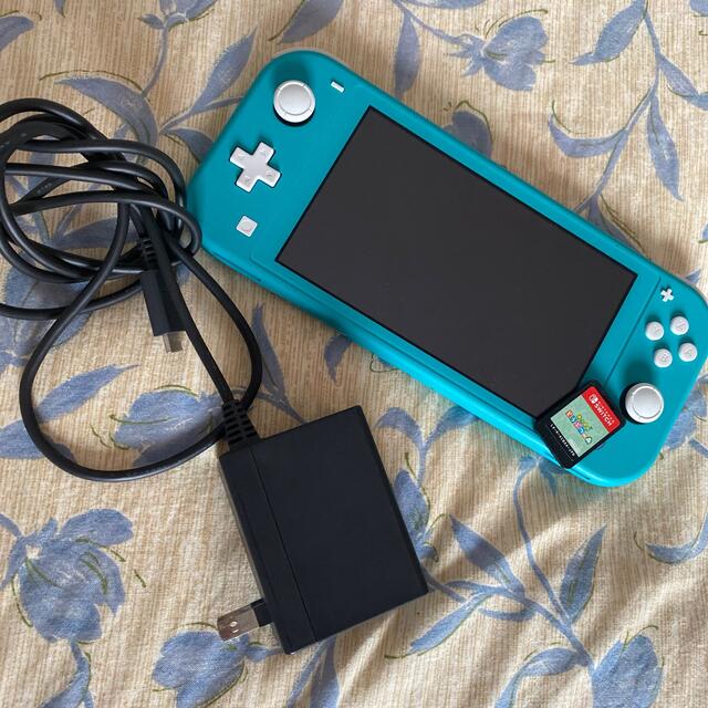 Switch lite ブルー 本体 あつ森ソフト付き