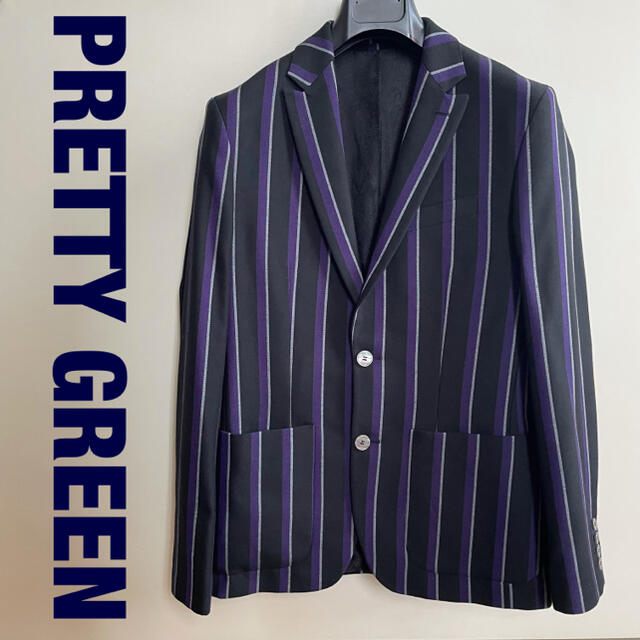 pretty green テーラード ジャケット ストライプ