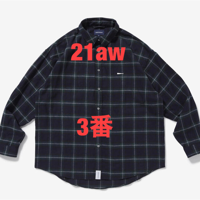 21aw descendant TEDDY PLAID LS SHIRT