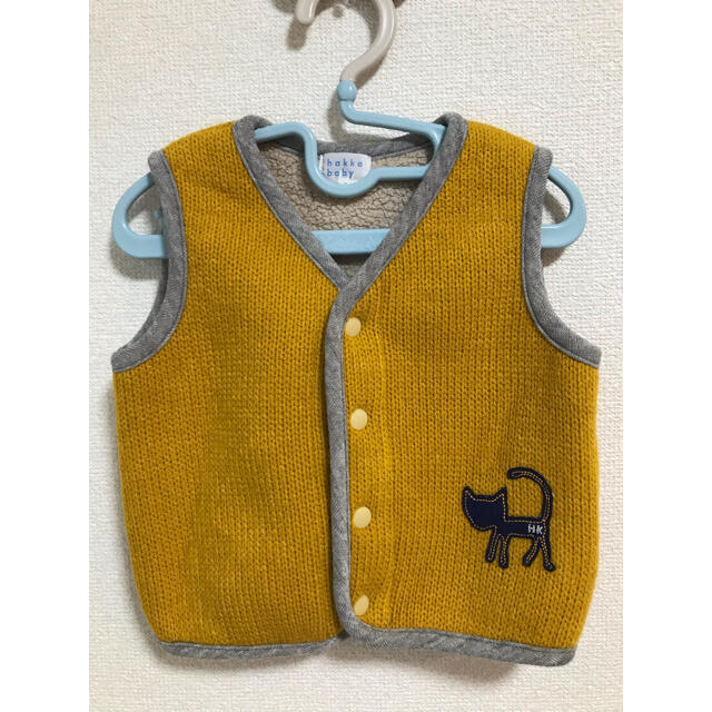 hakka baby(ハッカベビー)のハッカベビー ベスト 90㎝ キッズ/ベビー/マタニティのキッズ服男の子用(90cm~)(ジャケット/上着)の商品写真