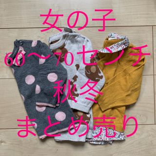 エイチアンドエム(H&M)の女の子60〜70秋冬センチまとめ売り(その他)