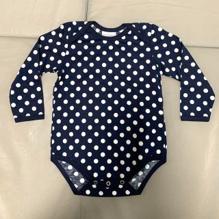 マリメッコ(marimekko)の【新品未使用】marimekko ドットロンパース90(ロンパース)