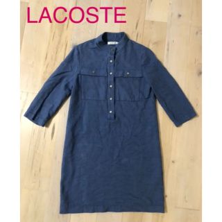 ラコステ(LACOSTE)の＊なな様専用＊LACOSTE★七分袖デニムワンピース(ミニワンピース)