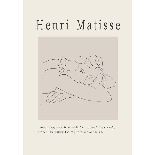 【インテリアポスター】アートポスター　Henri Matisse　名画　絵画　ア ハンドメイドのインテリア/家具(アート/写真)の商品写真