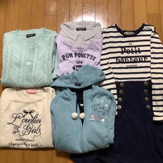 ポンポネット(pom ponette)のコナン様専用　ポンポネット、メゾピアノ　160・165 まとめ売り(Tシャツ/カットソー)