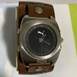 プーマ(PUMA)のPUMA 腕時計　革ベルト(腕時計(アナログ))