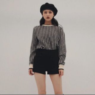 エディットフォールル(EDIT.FOR LULU)のpapermoon  classic pants（black）(ショートパンツ)