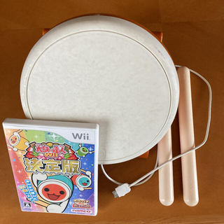 バンダイナムコエンターテインメント(BANDAI NAMCO Entertainment)の太鼓の達人Wii 決定版と太鼓のセット！動作確認済み(家庭用ゲーム機本体)