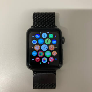 アップルウォッチ(Apple Watch)のApple Watch series3＋ミラネーゼループバンド(その他)