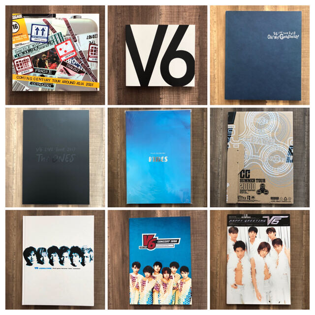 V6 パンフレット うちわ DVD ペンライト 54点まとめ売り