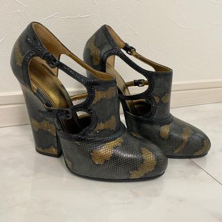 ボッテガヴェネタ(Bottega Veneta)のボッテガヴェネタ　パンプス　ヒール　蛇柄(ハイヒール/パンプス)