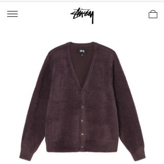 ステューシー(STUSSY)のstussy shaggy cardigan Lサイズ(カーディガン)