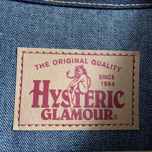 HYSTERIC GLAMOUR(ヒステリックグラマー)のHYSTERIC GLAMOUR デニムトラッカージャケット メンズのジャケット/アウター(Gジャン/デニムジャケット)の商品写真