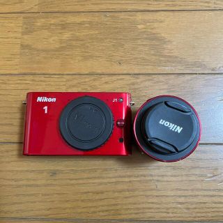 ニコン(Nikon)のNikon デジタルカメラ NIKON 1 J1  RED(デジタル一眼)