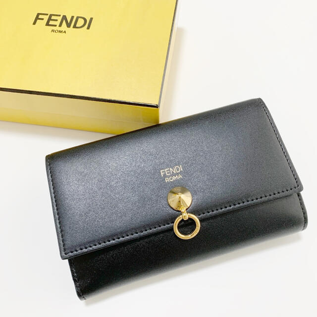 ゴッホ 星月夜 特価！【未使用】FENDI フェンディ 二つ折り財布 - 財布