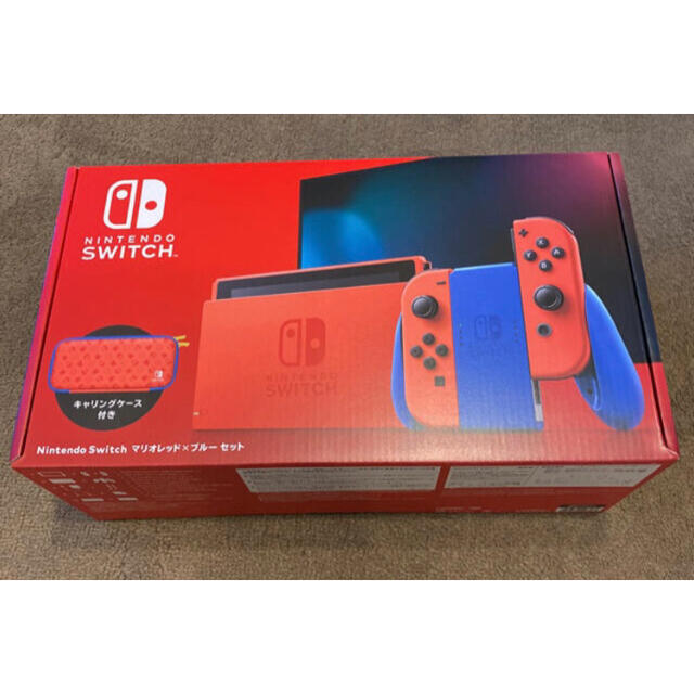 Nintendo Switch マリオ レッド×ブルー セット　美品