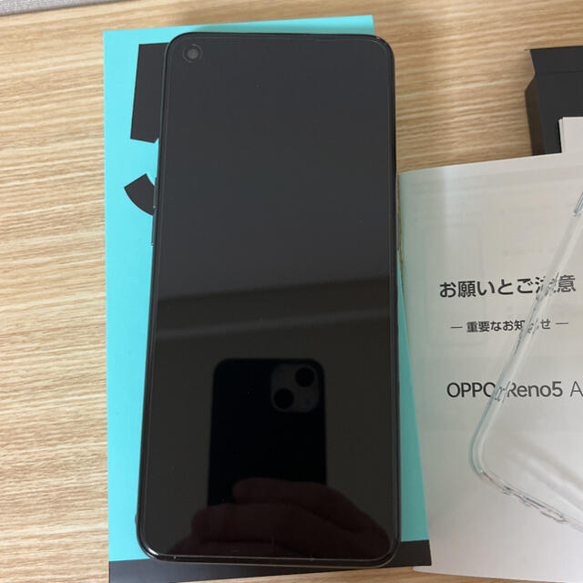 日本製新作 OPPO - OPPO Reno5 A Y!mobile A1010P シルバーブラックの ...